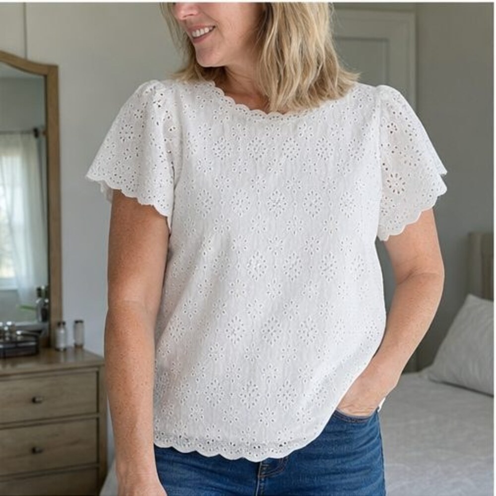 Sage Button Blouse - Picture 3 of 6